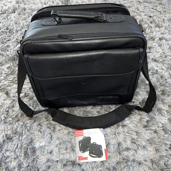 Leather Targus Laptop Computer Case Bag Carry On‎ Luggage 1999 CUN1/OCU2